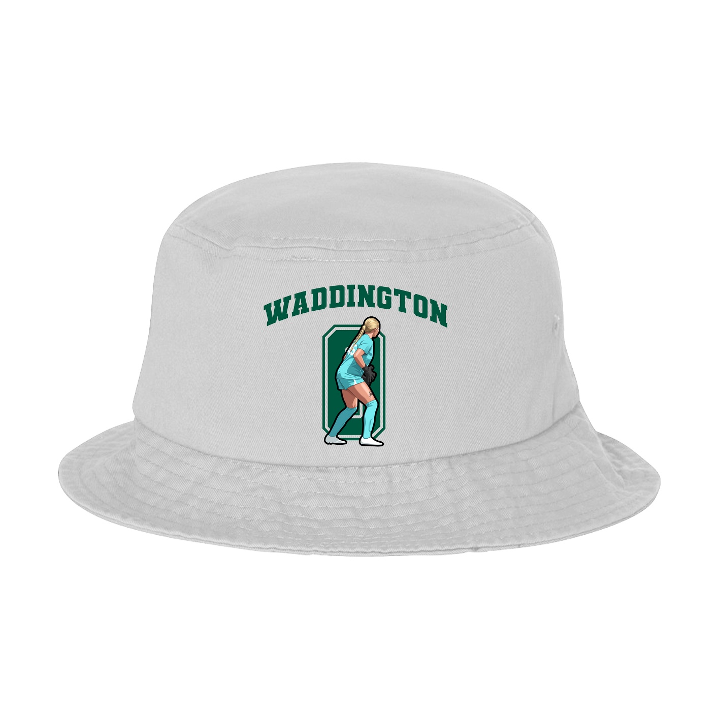 Bucket Cap — Number in White
