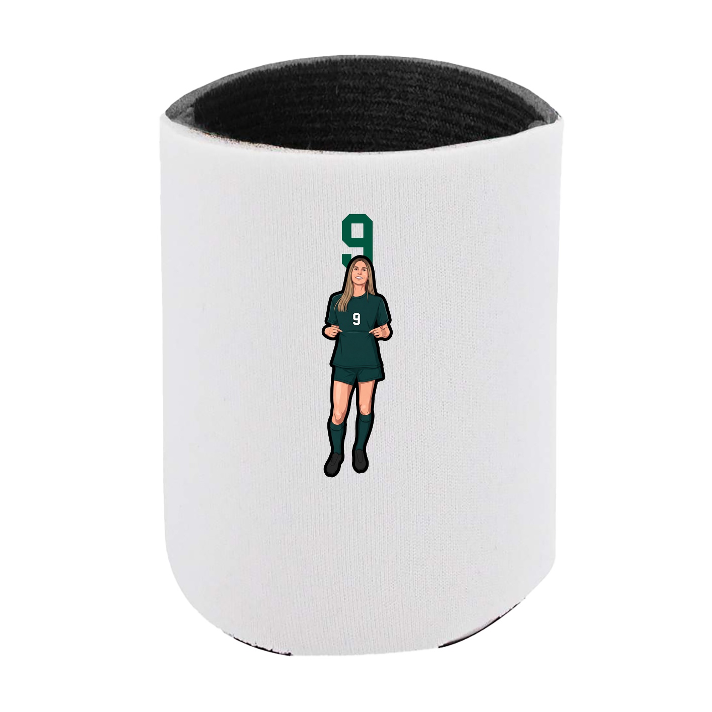 Can Holder — Number Top in White