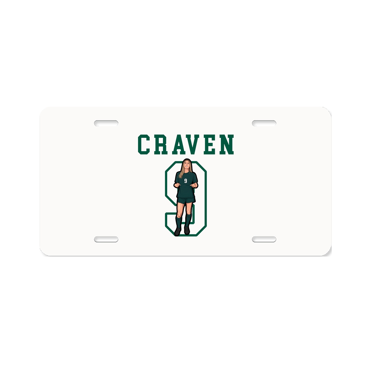 License Plate — Shirsey in Classic
