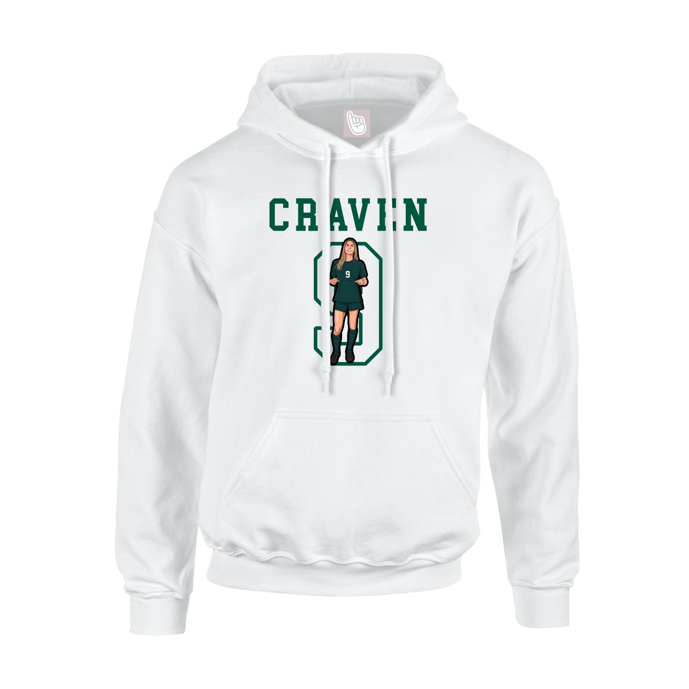 Youth Hoodie — Shirsey in White