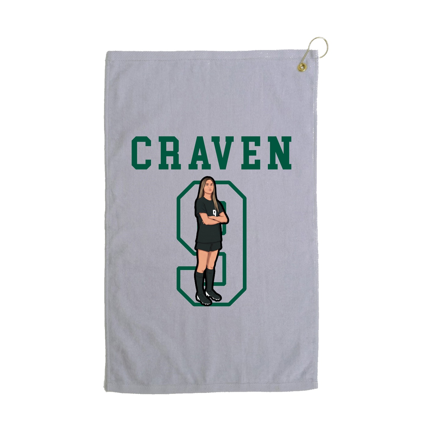 Golf Towel — Shirsey in Grey
