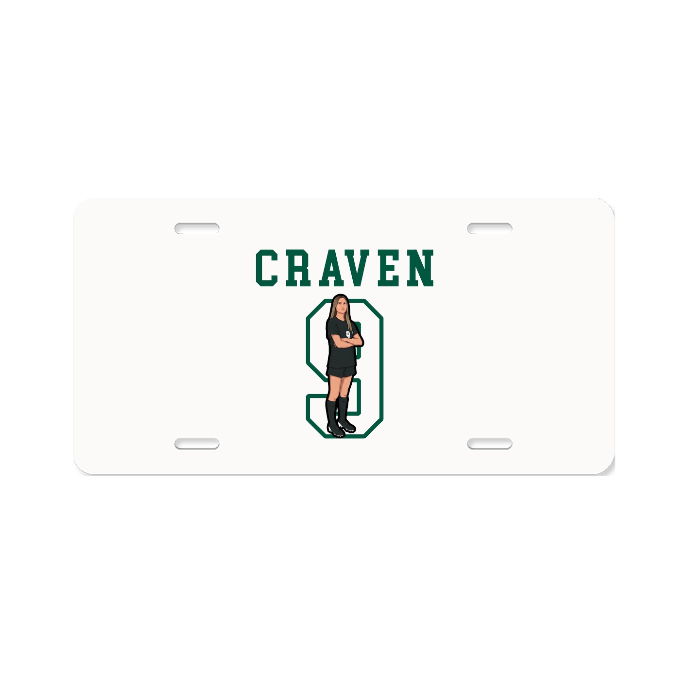 License Plate — Shirsey in Classic