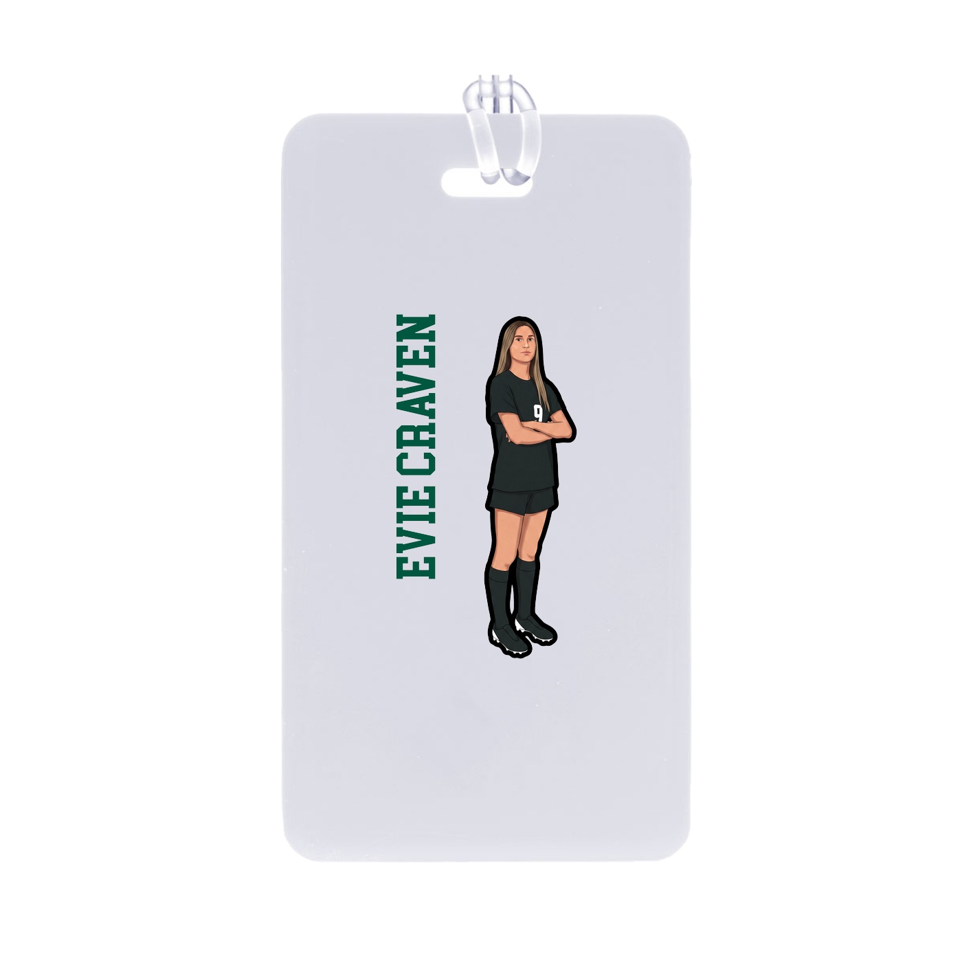 Bag Tag — Name Vertical in Classic