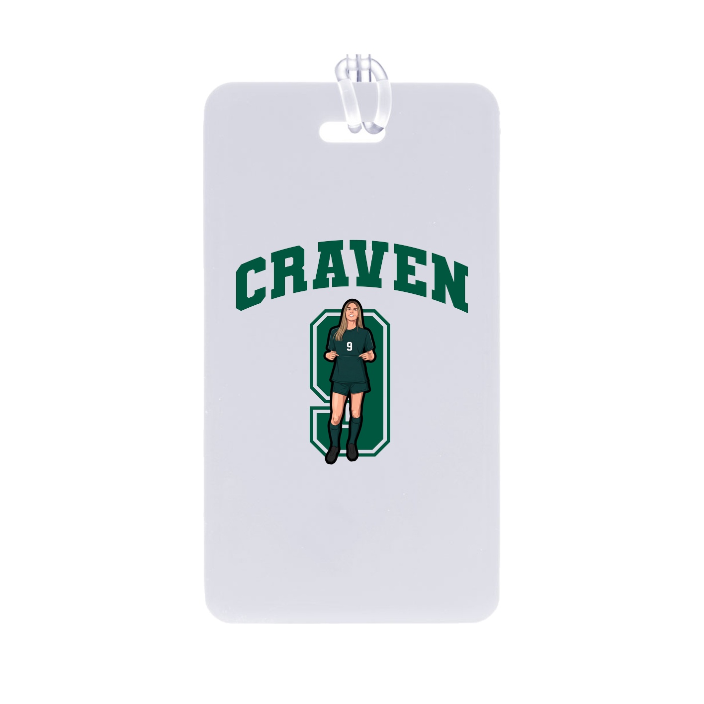 Bag Tag — Number in Classic