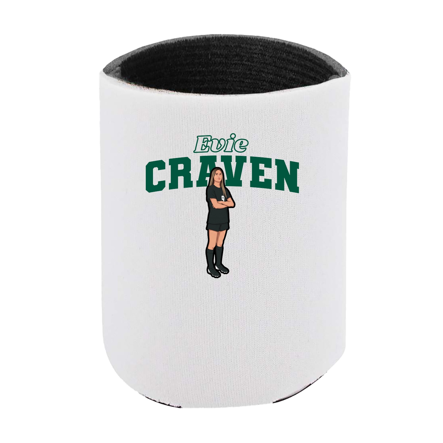 Can Holder — Name Arch in White
