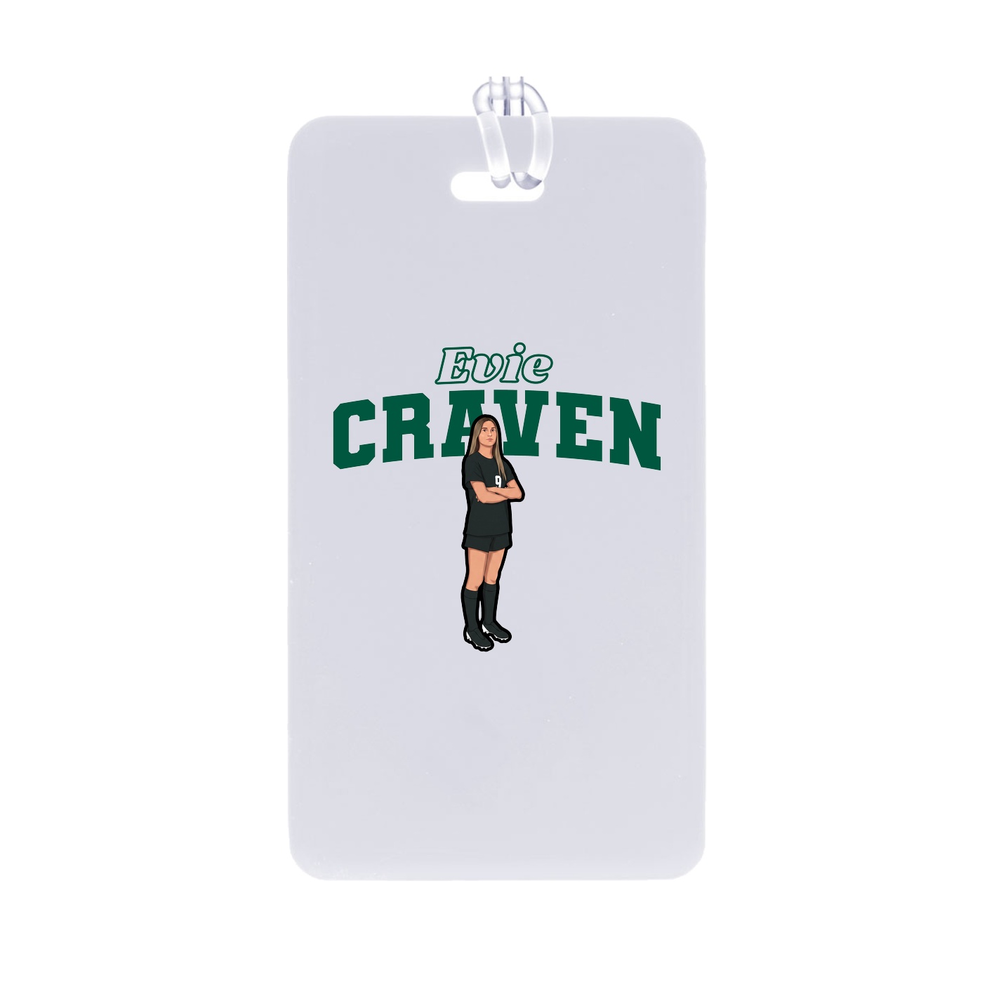 Bag Tag — Name Arch in Classic