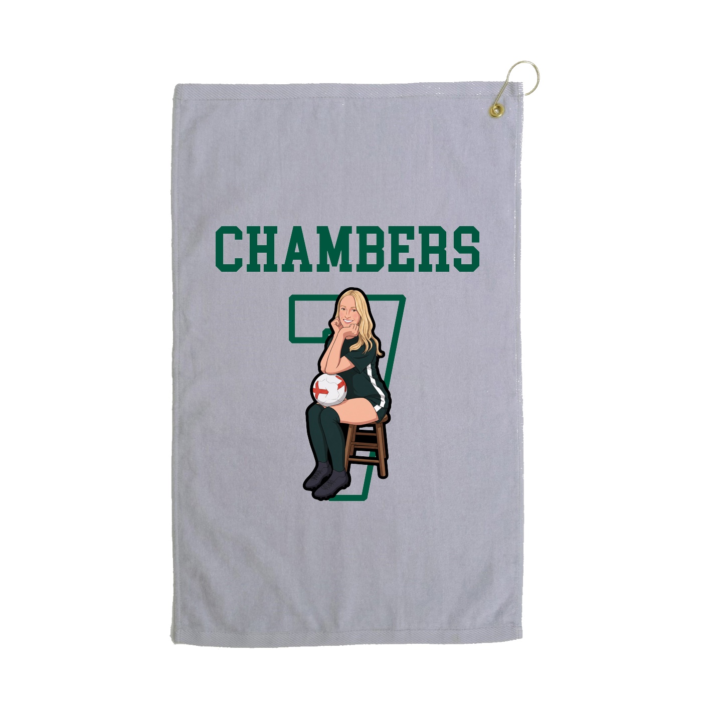 Golf Towel — Shirsey in Grey