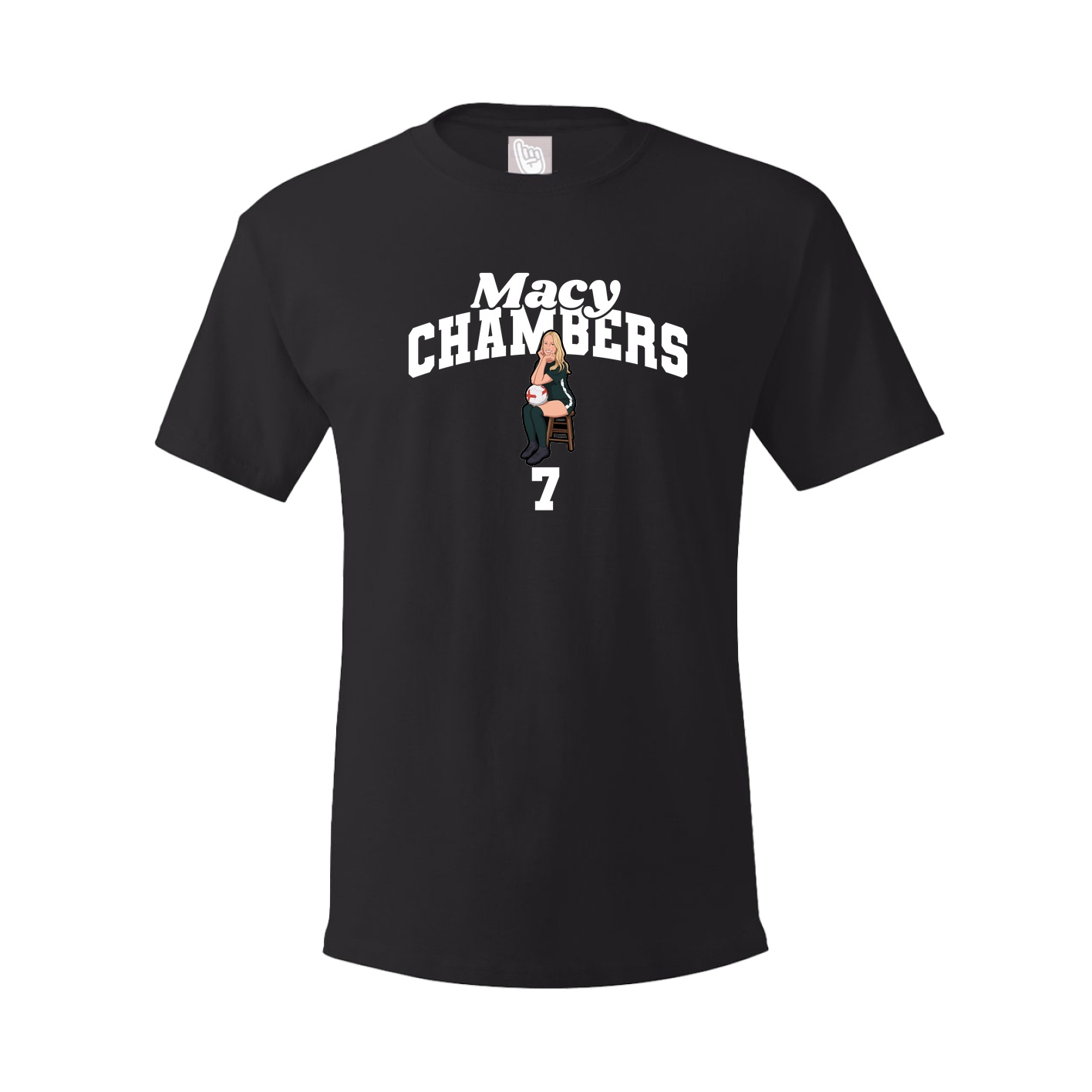 Youth Tee — Signature Arch in Black