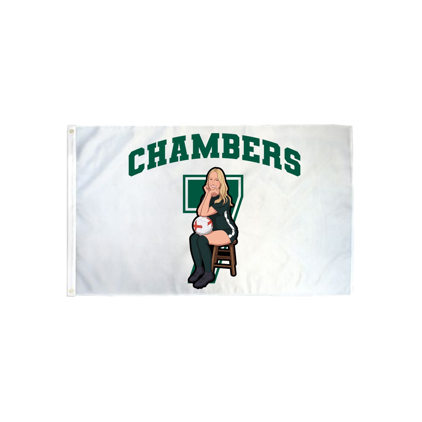 3x5 Flag — Number in Classic