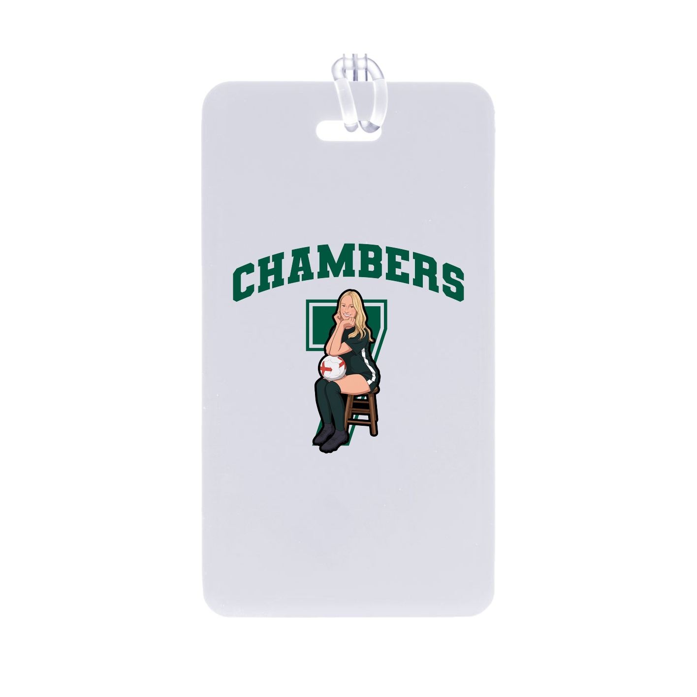 Bag Tag — Number in Classic