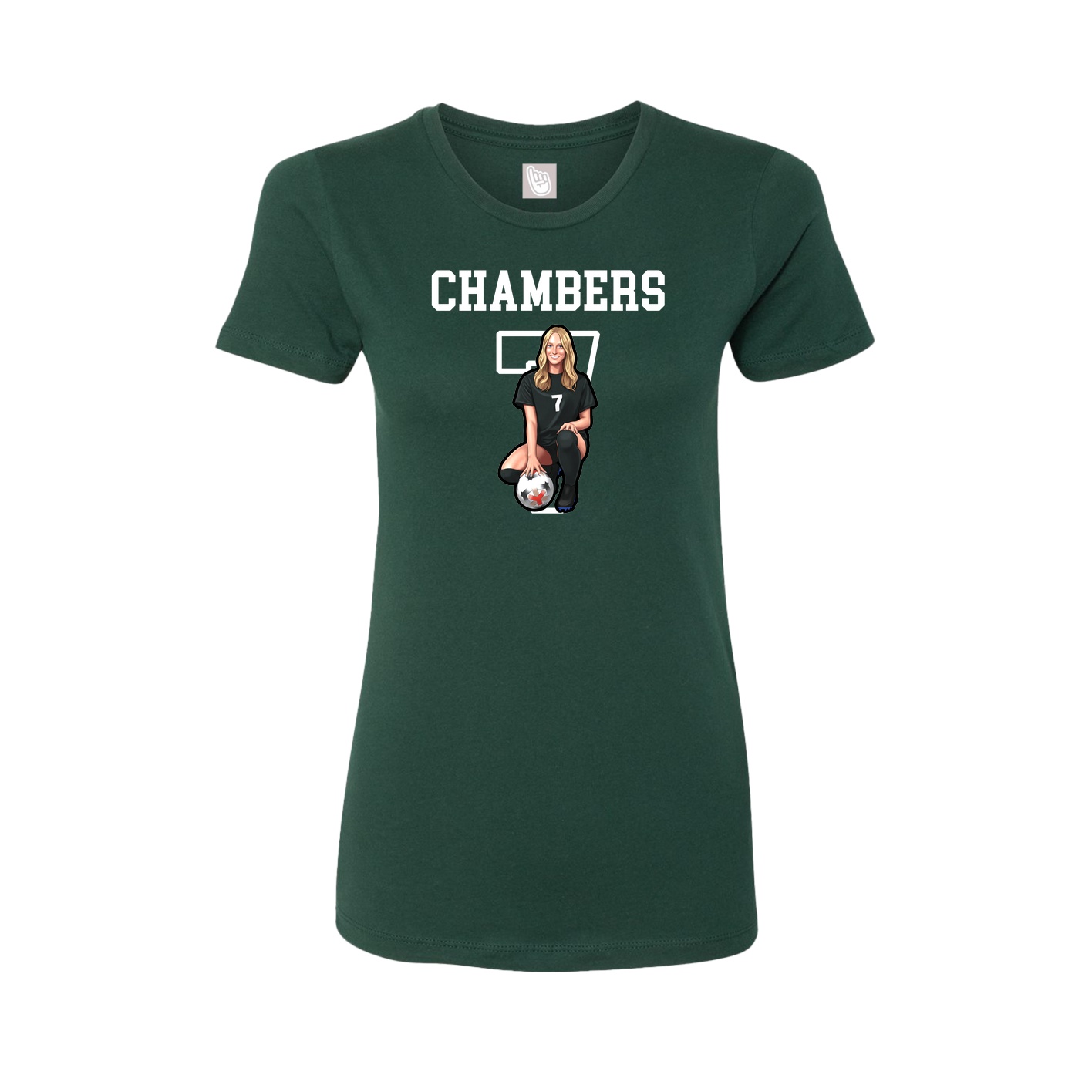Fitted Women's Tee — Shirsey in Green