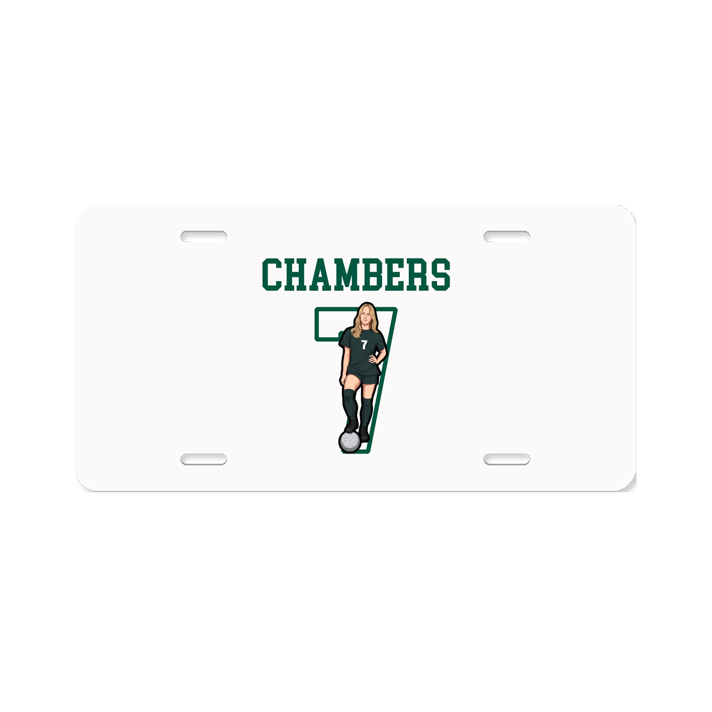 License Plate — Shirsey in Classic