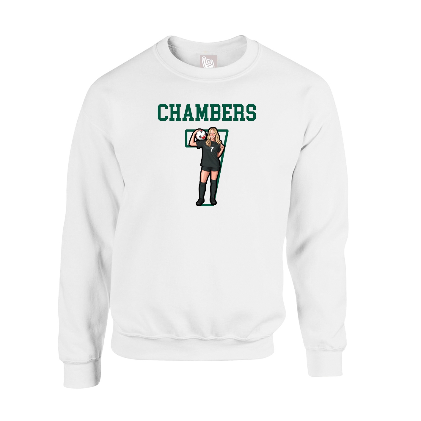 Fleece Crew — Shirsey in White
