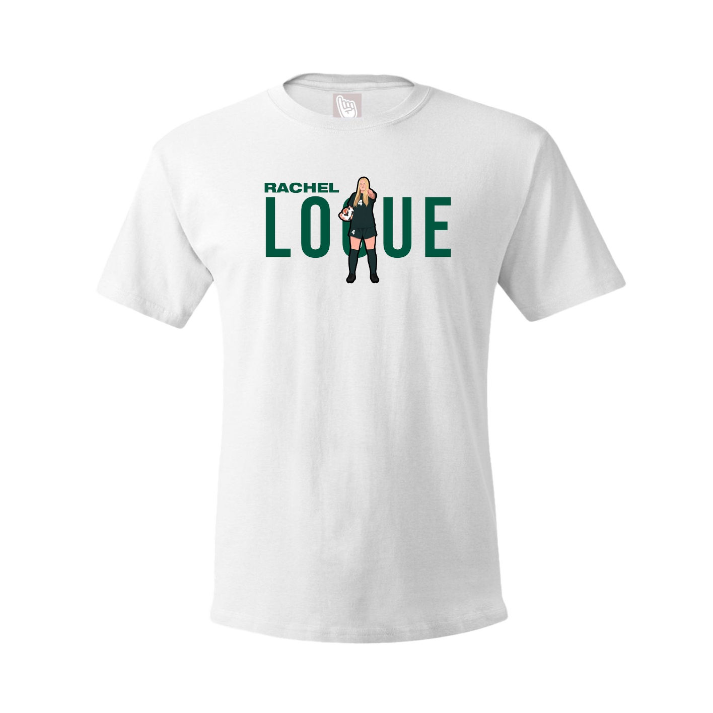 Youth Tee — Player Name in White