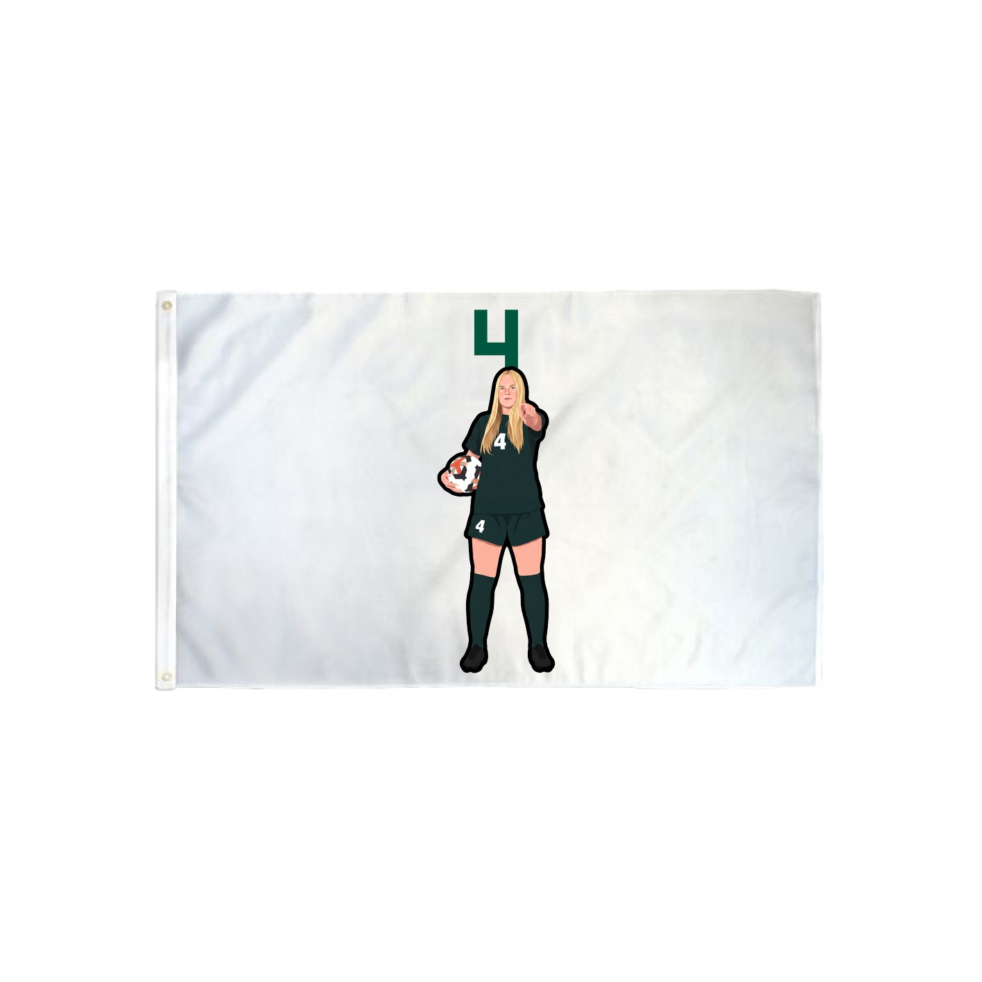 3x5 Flag — Number Top in Classic