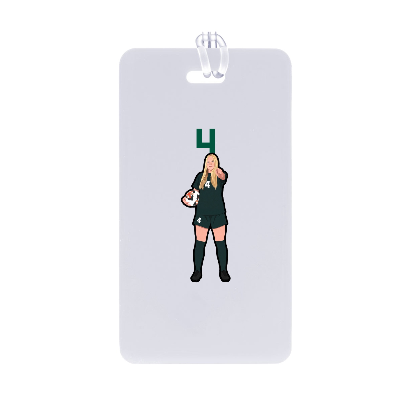 Bag Tag — Number Top in Classic