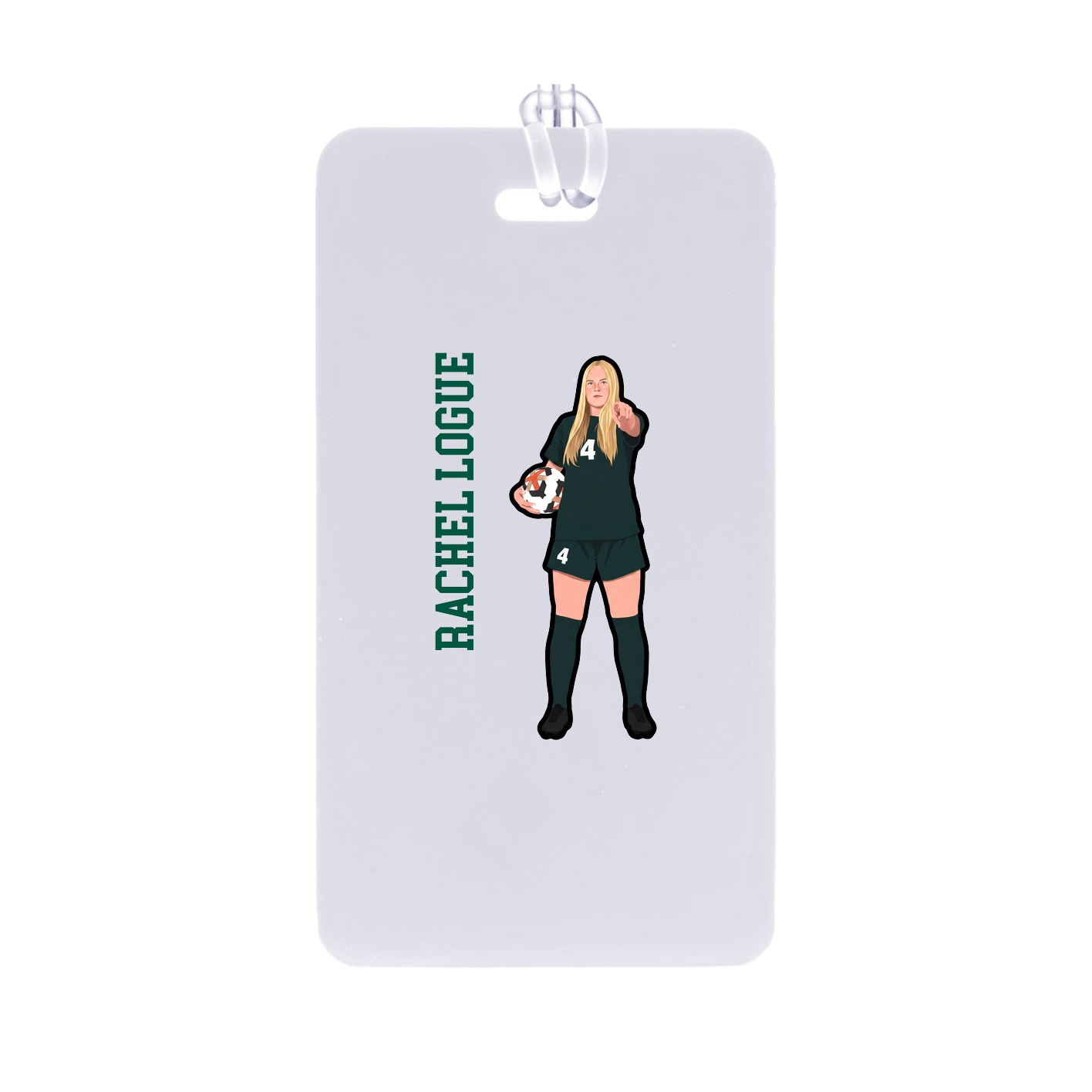 Bag Tag — Name Vertical in Classic