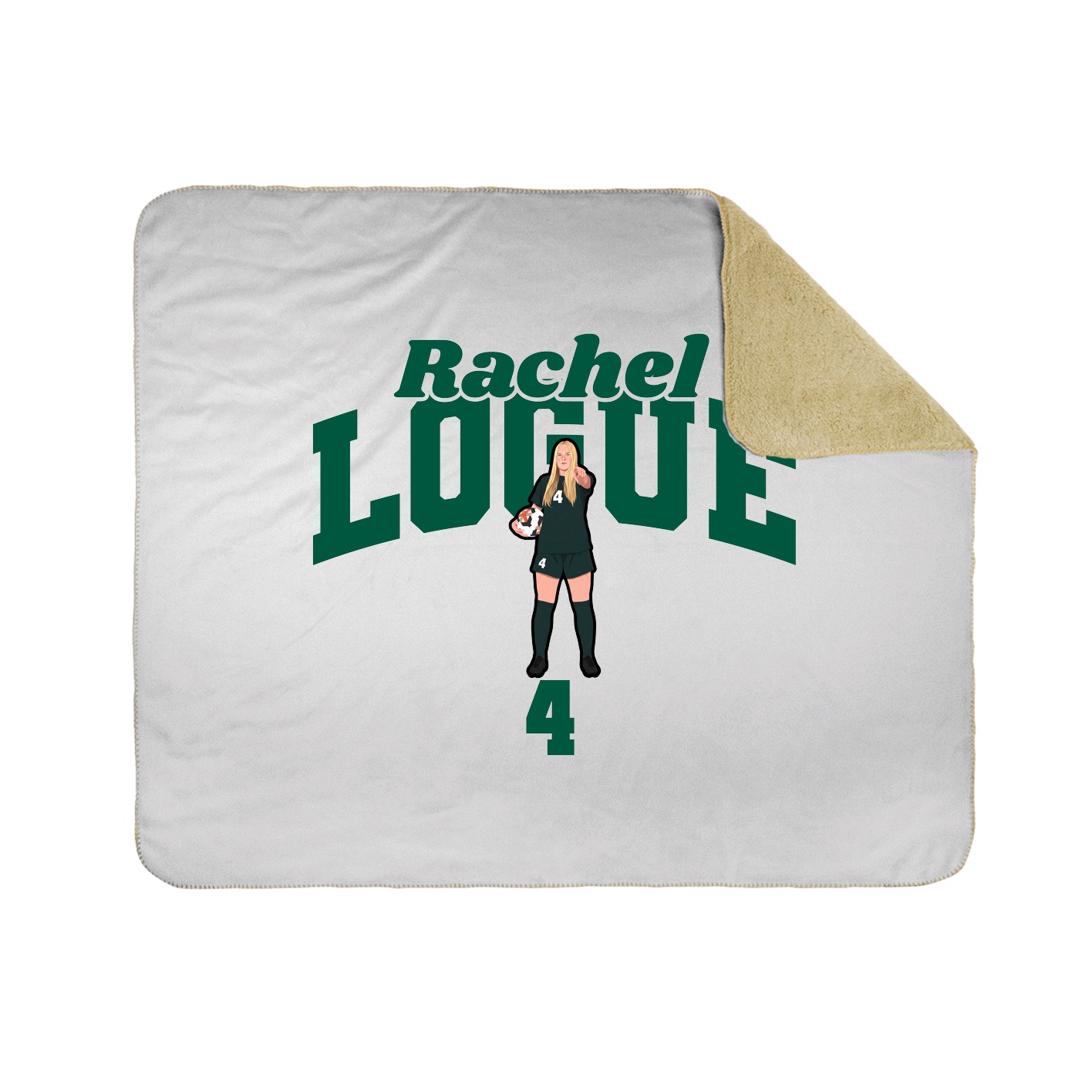 Throw Blanket — Signature Arch in White