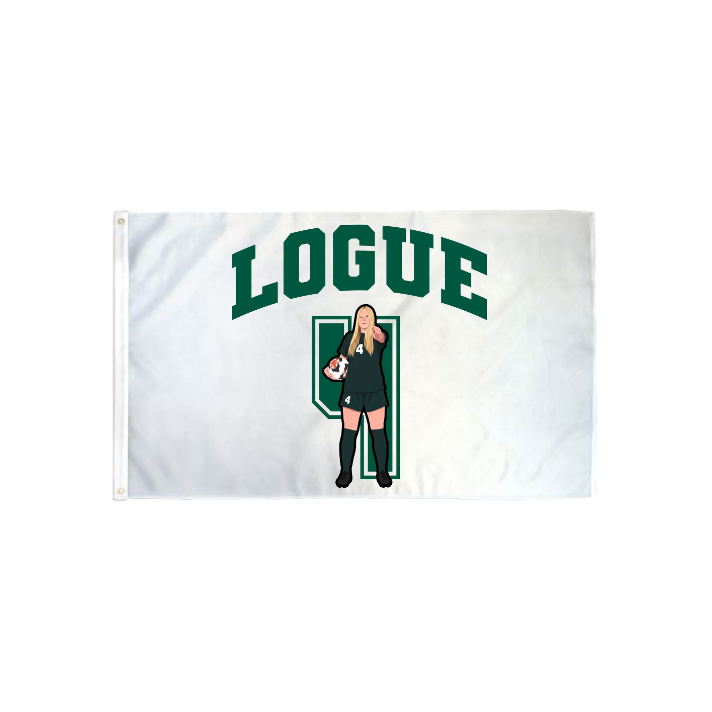 3x5 Flag — Number in Classic