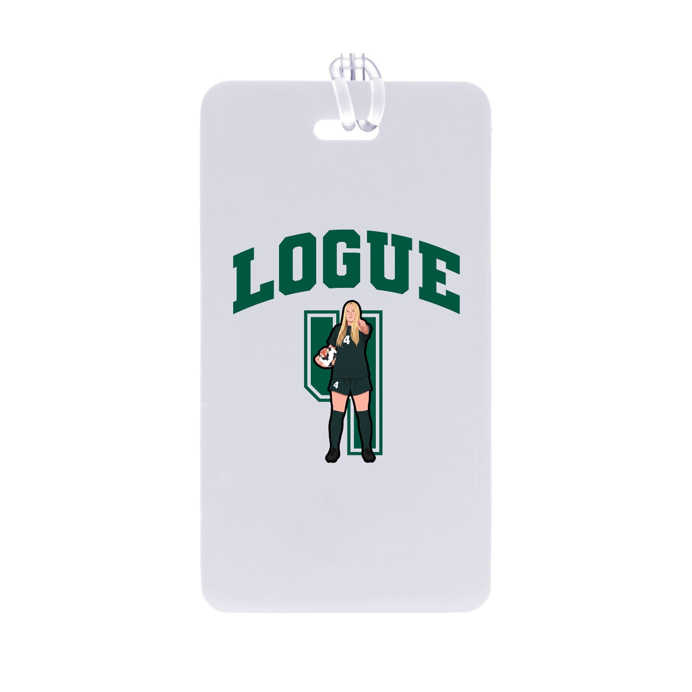 Bag Tag — Number in Classic
