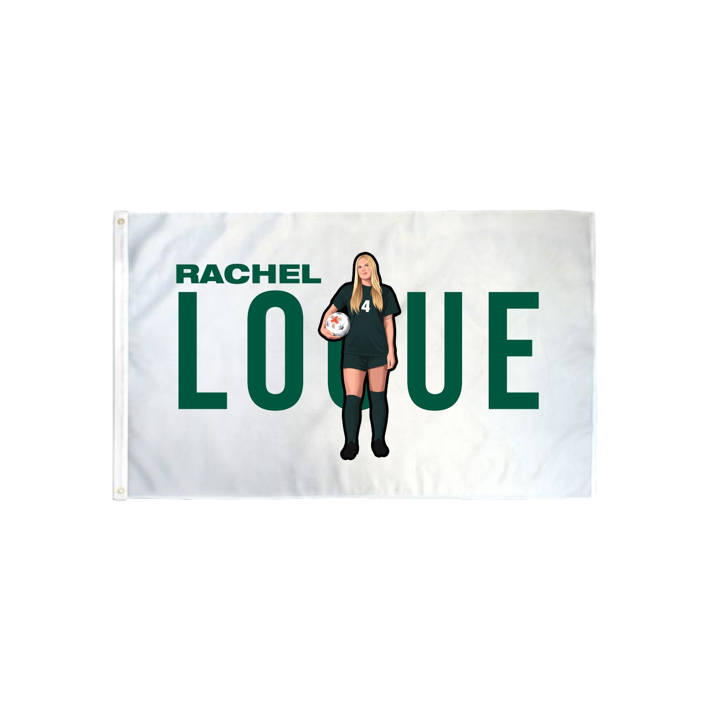 3x5 Flag — Player Name in Classic