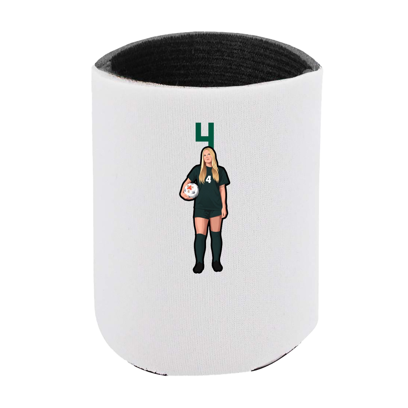 Can Holder — Number Top in White