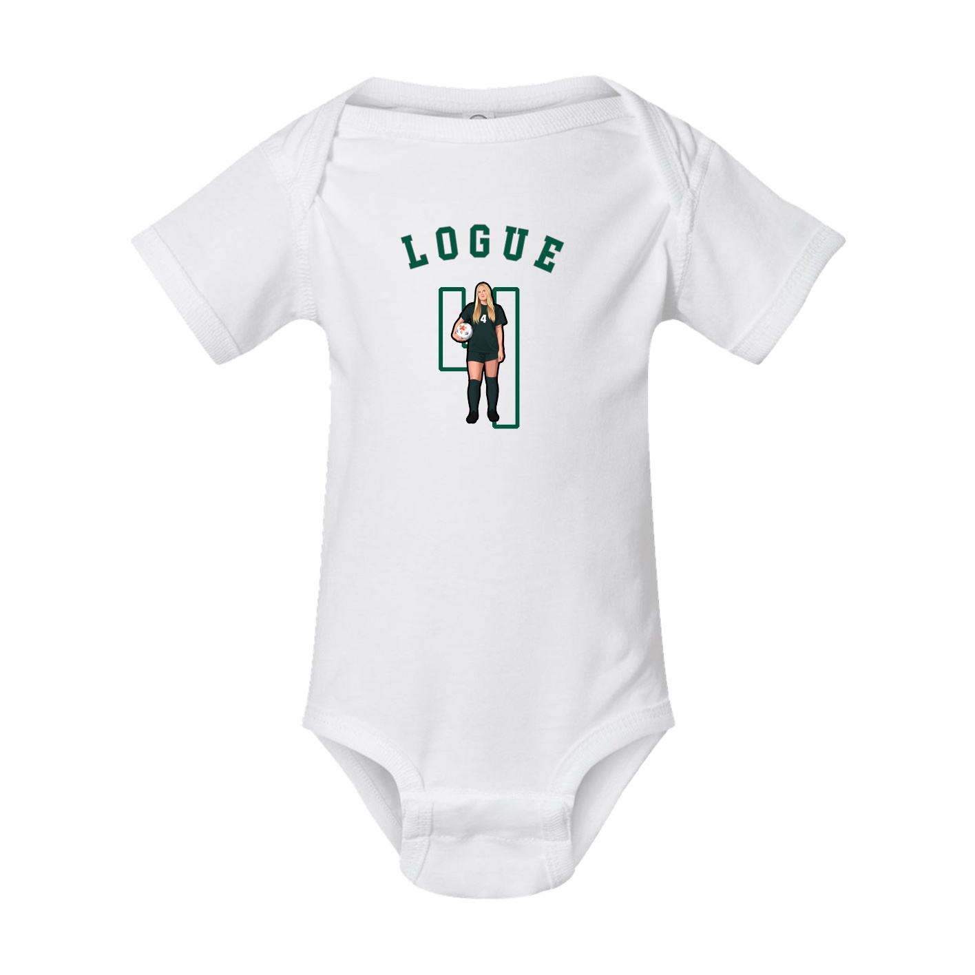 Baby Onesie — Shirsey Arch in White