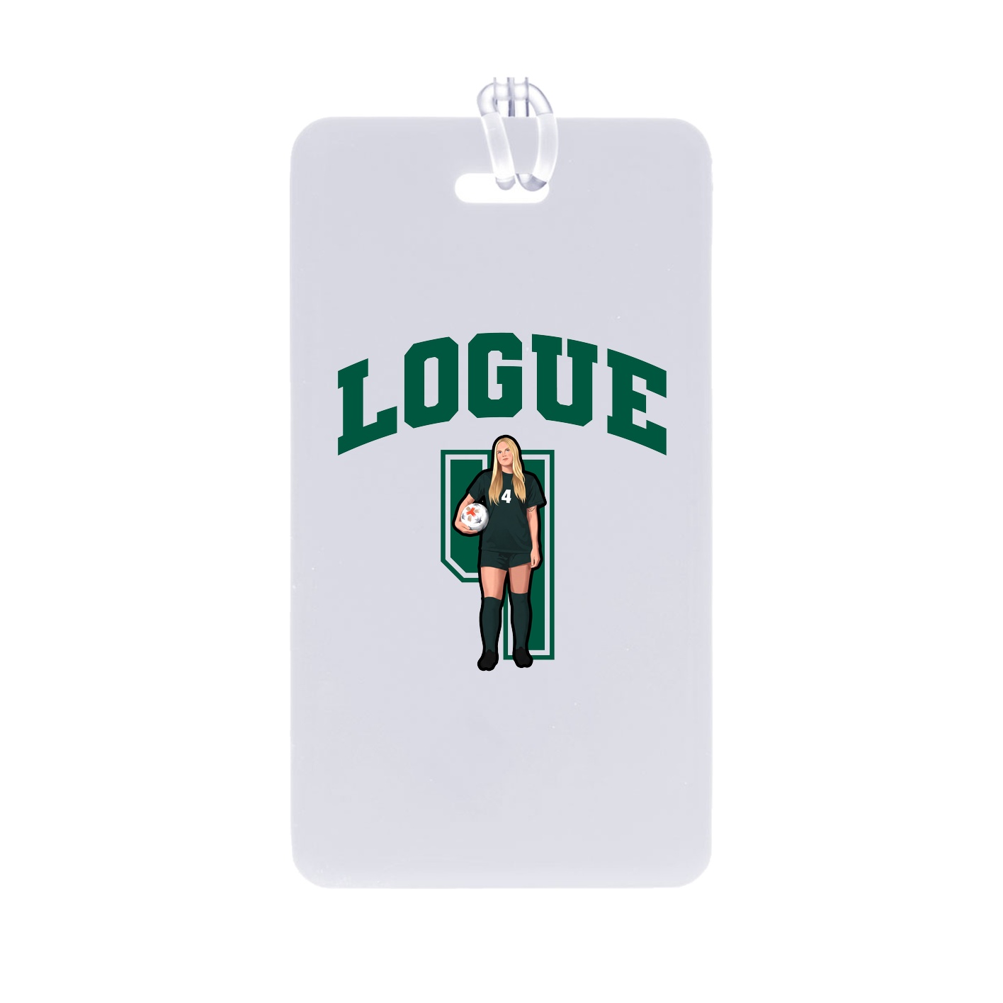 Bag Tag — Number in Classic