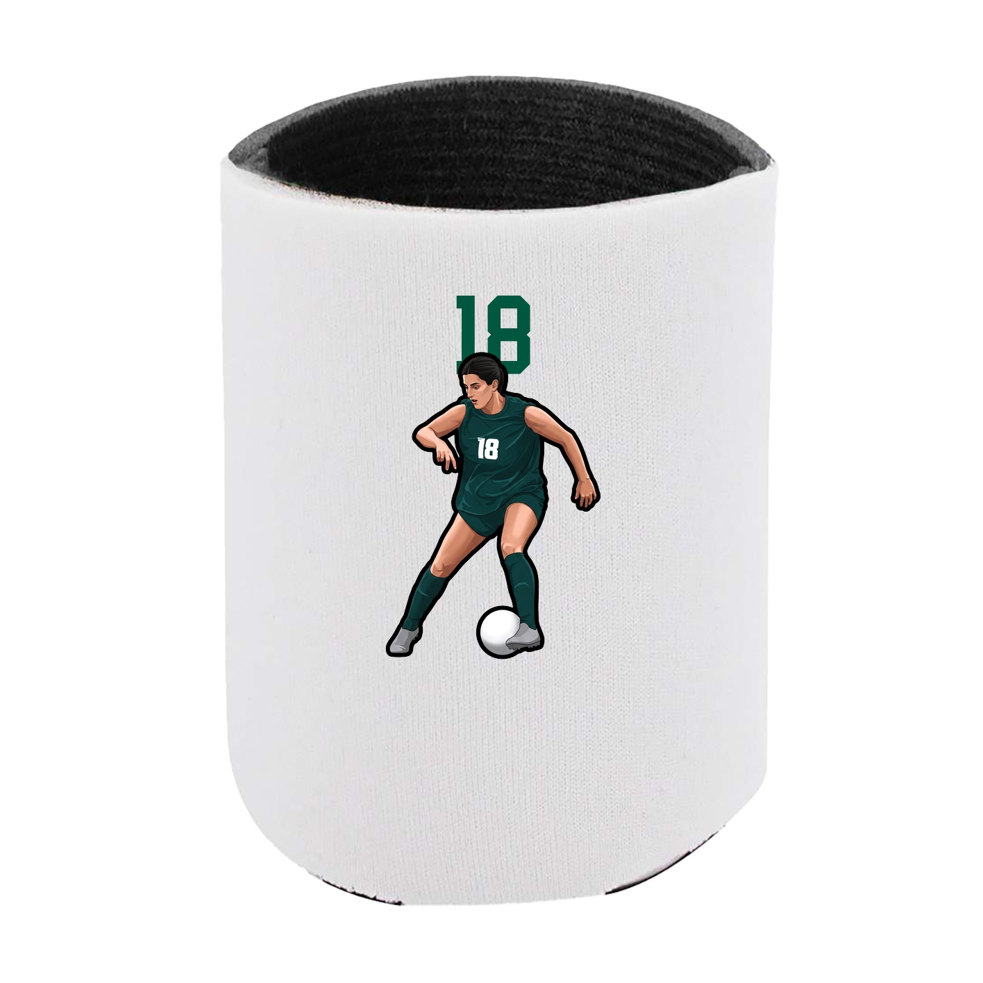 Can Holder — Number Top in White