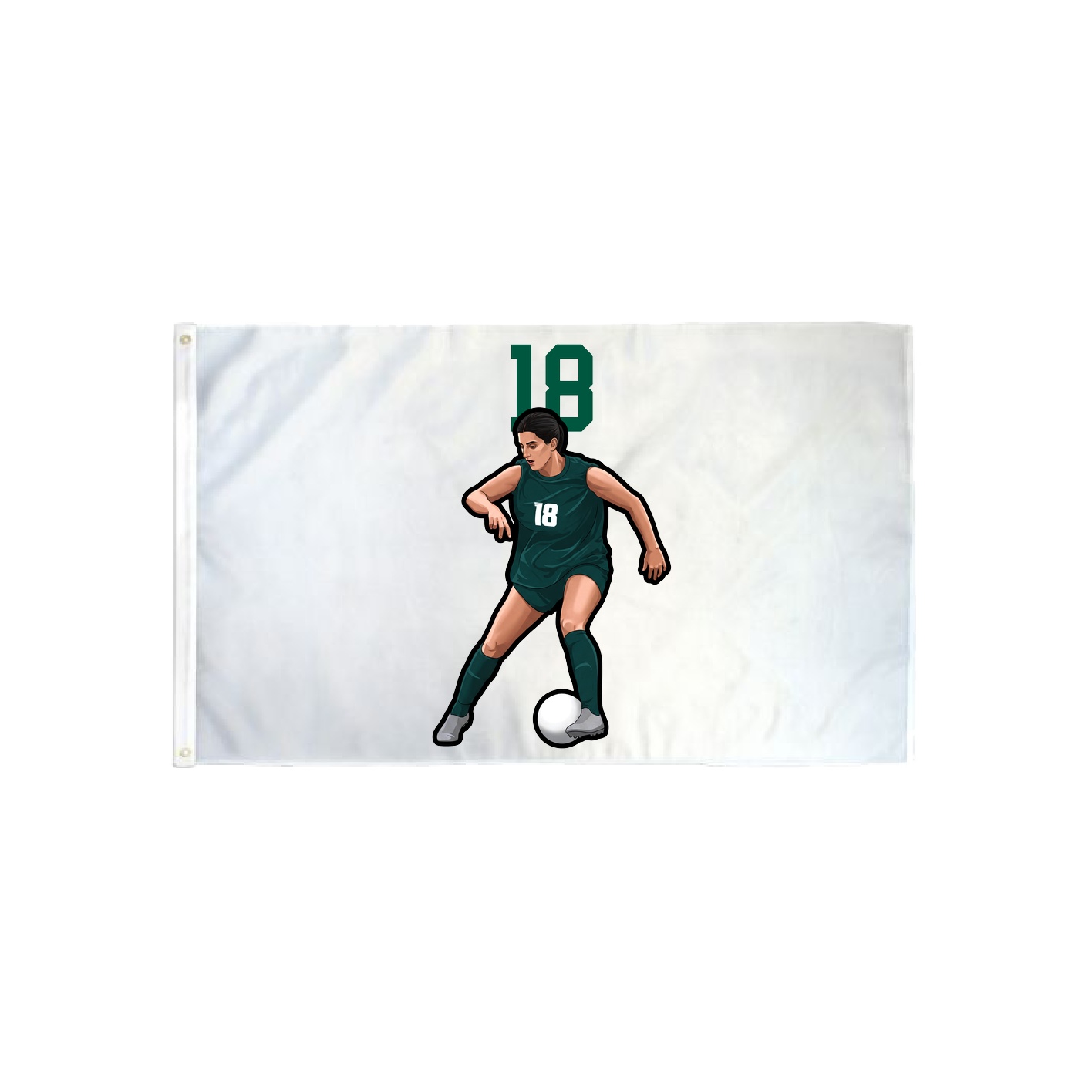 3x5 Flag — Number Top in Classic