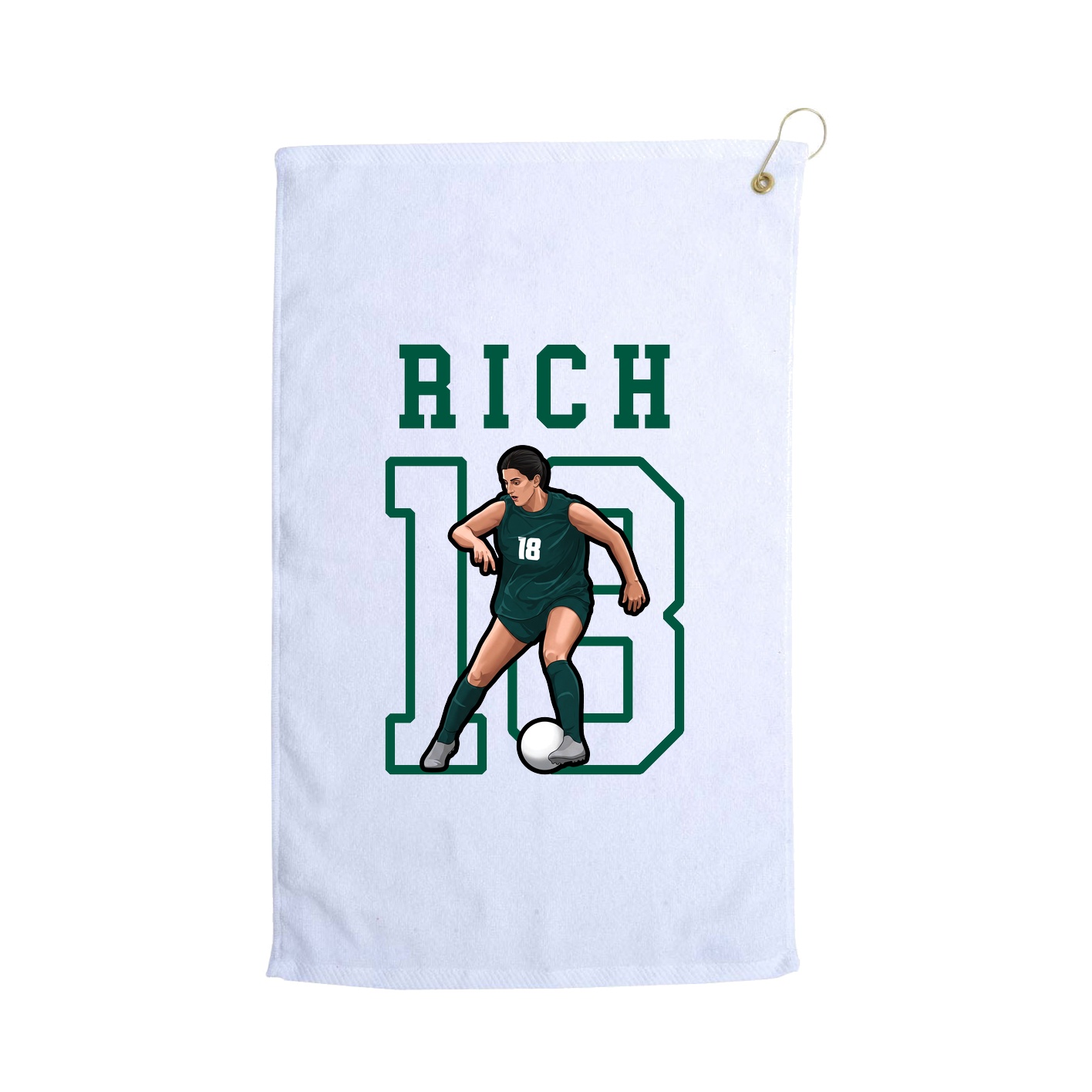 Golf Towel — Shirsey in White