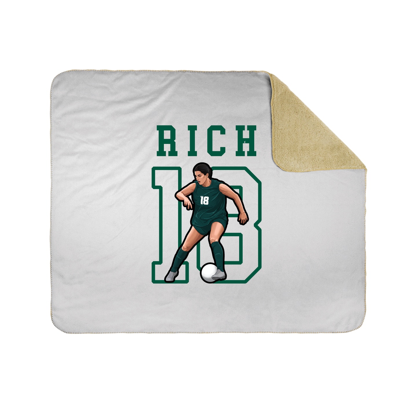 Throw Blanket — Shirsey in White