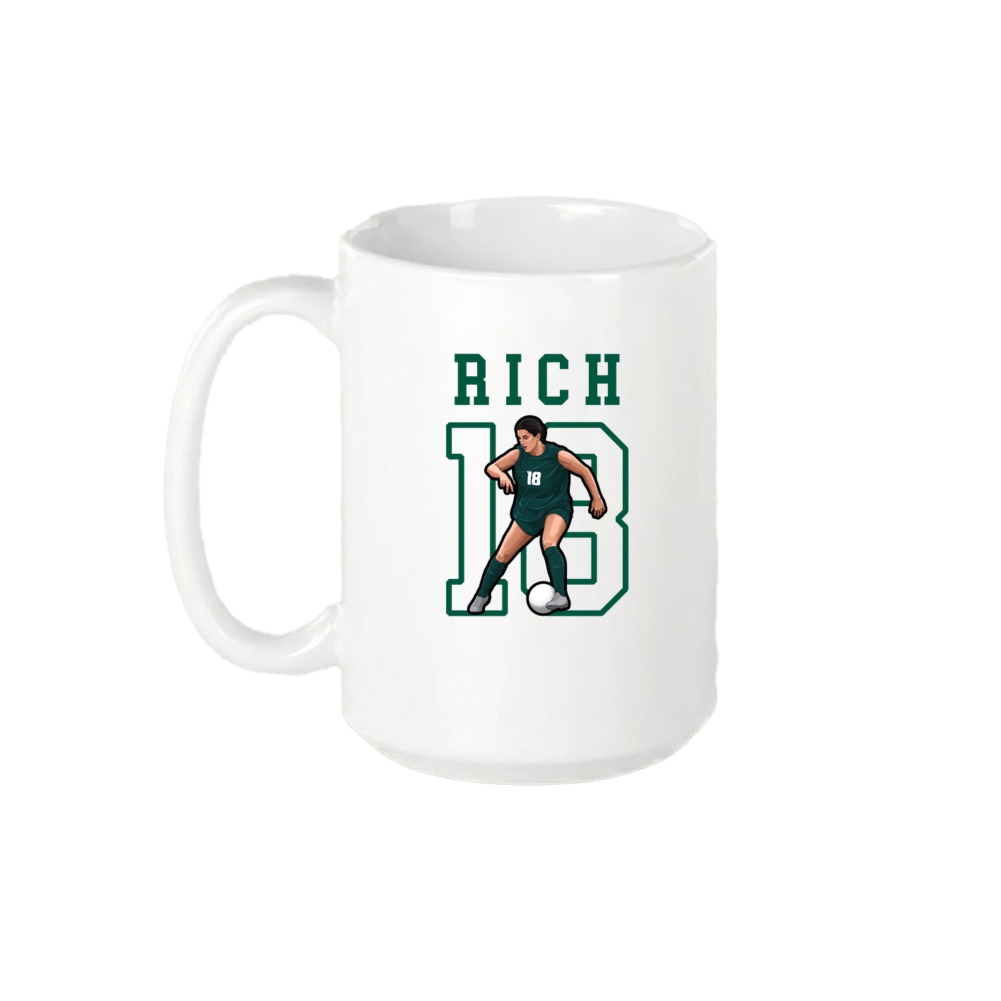15oz Coffee Mug — Shirsey in White