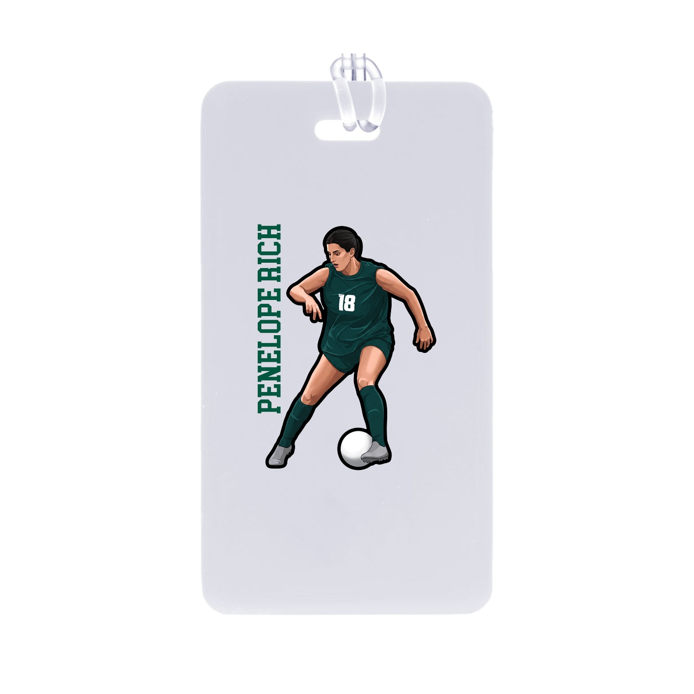 Bag Tag — Name Vertical in Classic