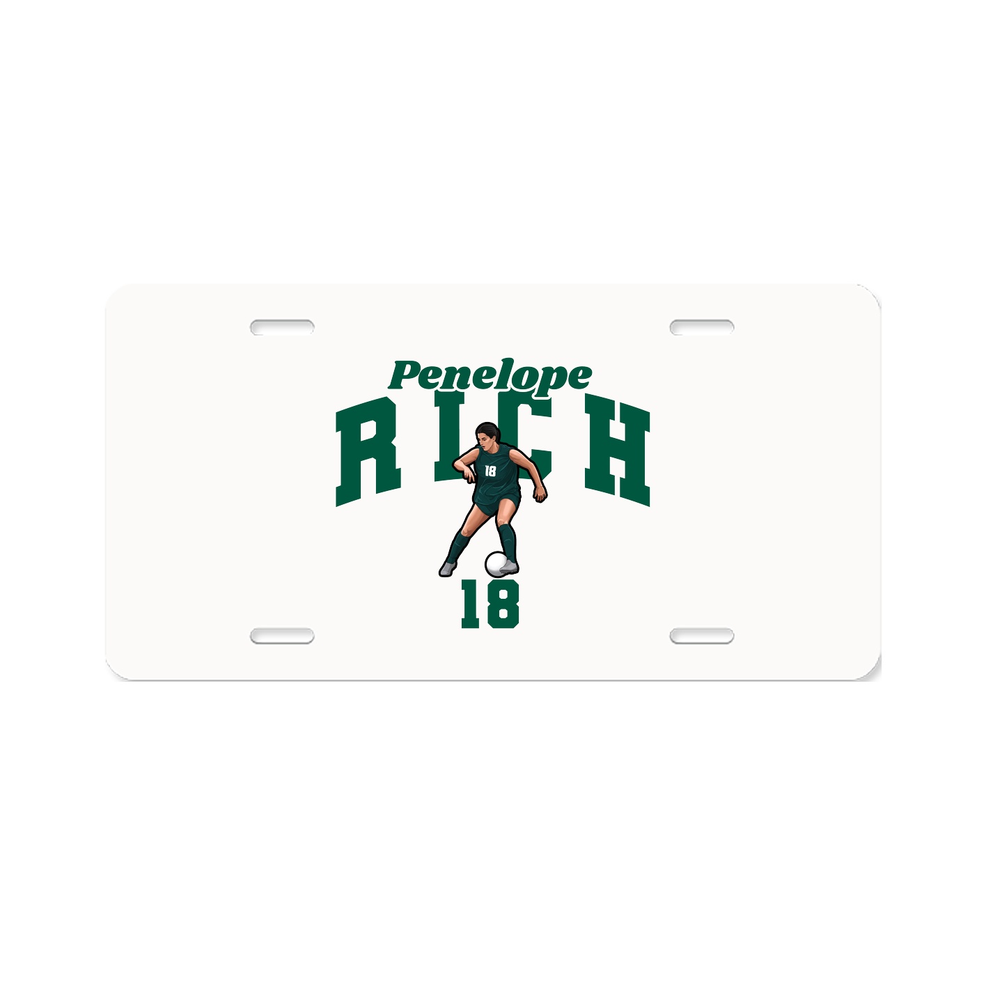 License Plate — Signature Arch in Classic