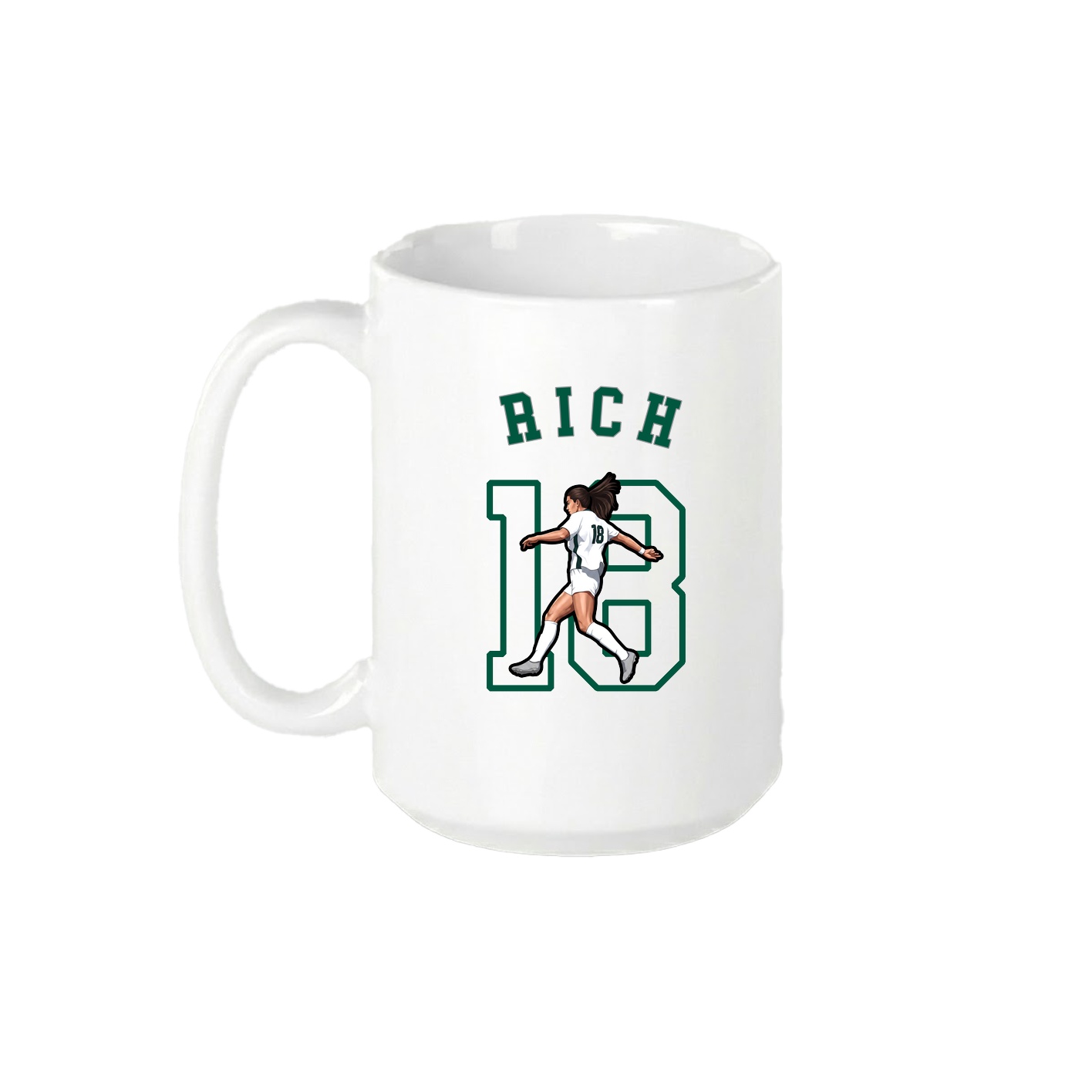 15oz Coffee Mug — Shirsey Arch in White