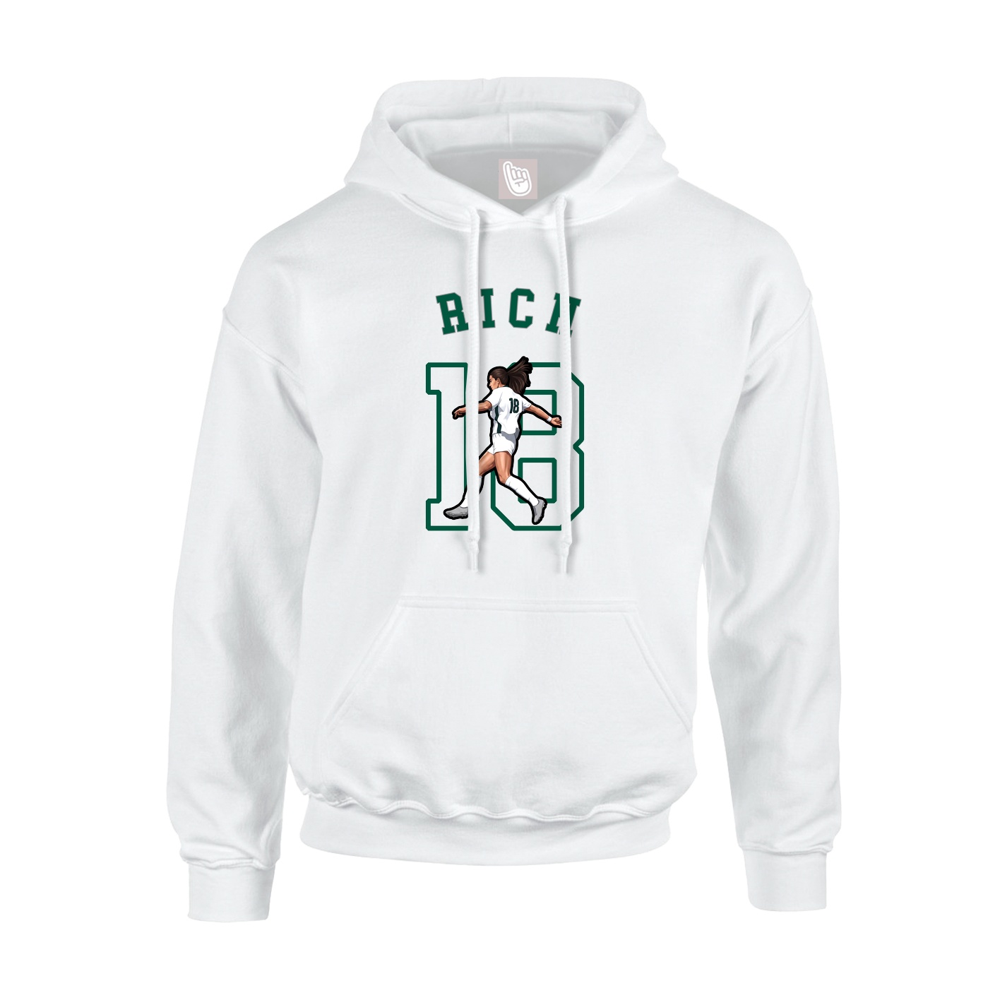 Youth Hoodie — Shirsey Arch in White