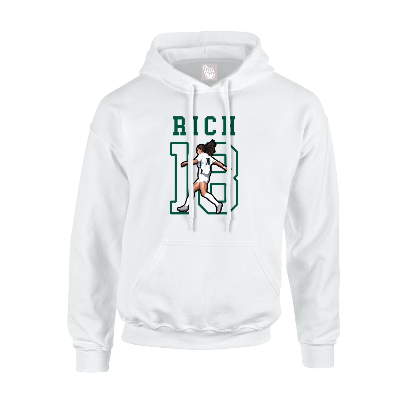 Youth Hoodie — Shirsey in White