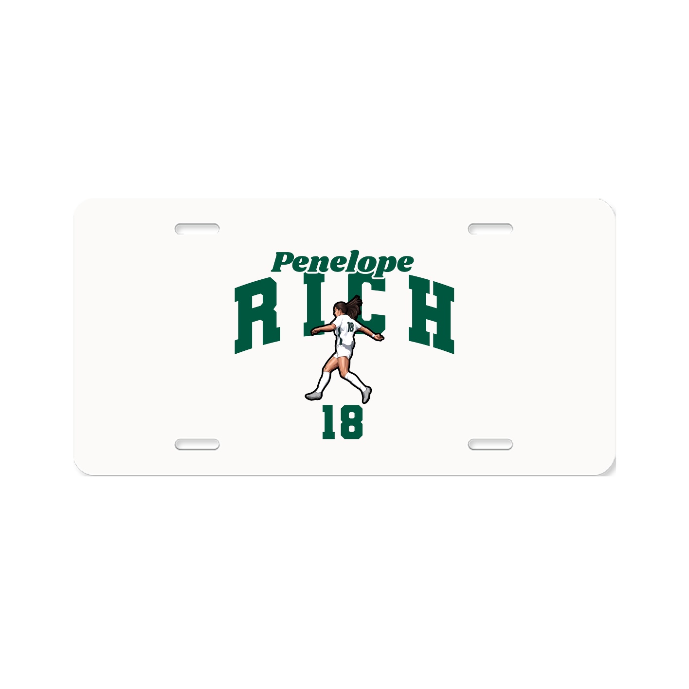 License Plate — Signature Arch in Classic