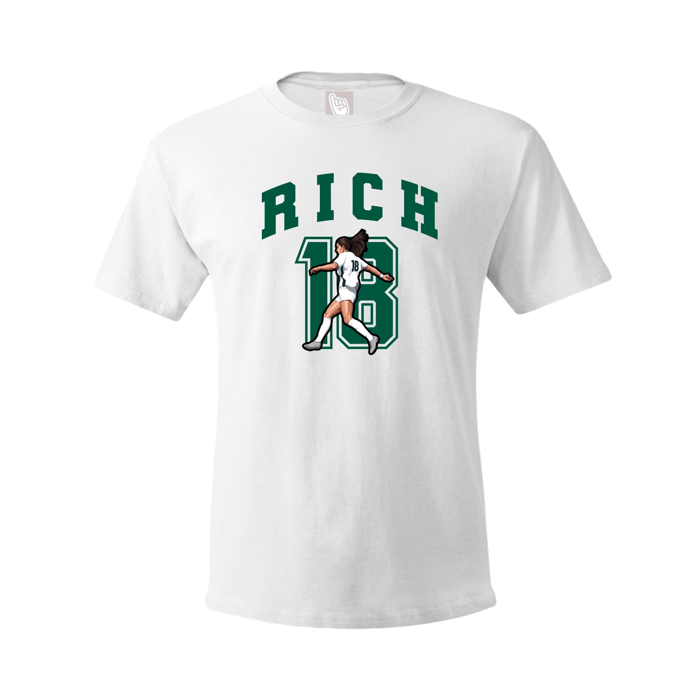 Tee — Number in White
