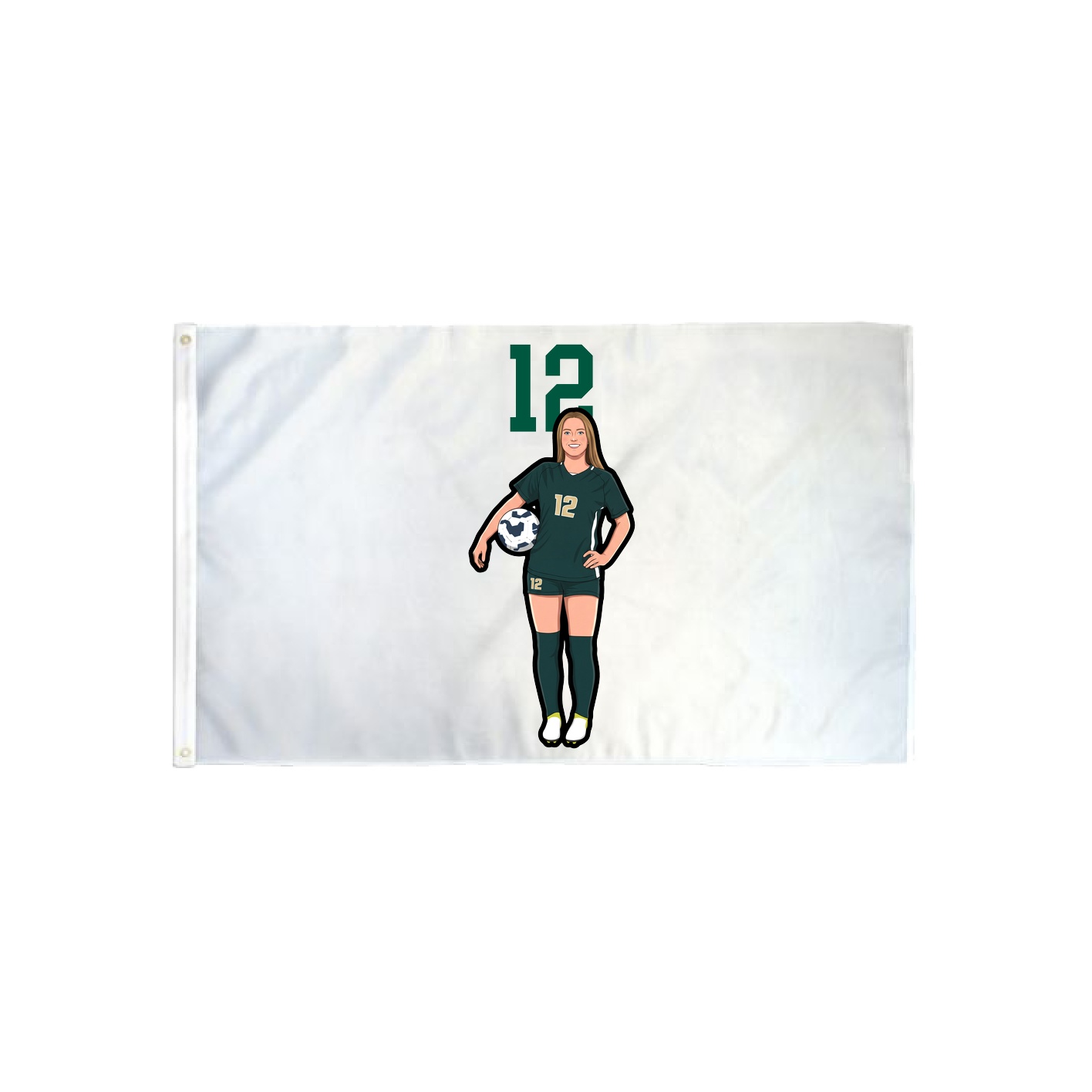 3x5 Flag — Number Top in Classic