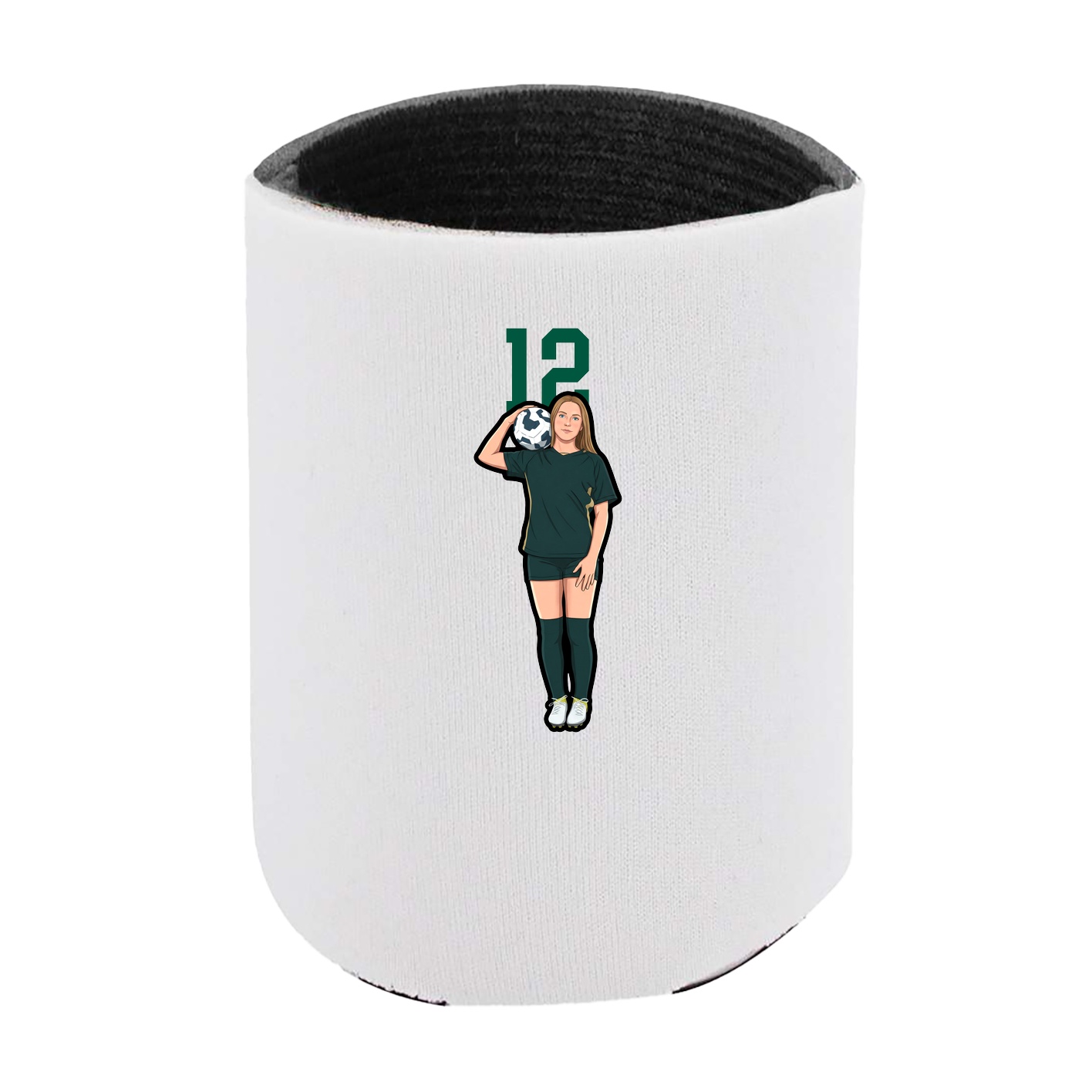 Can Holder — Number Top in White