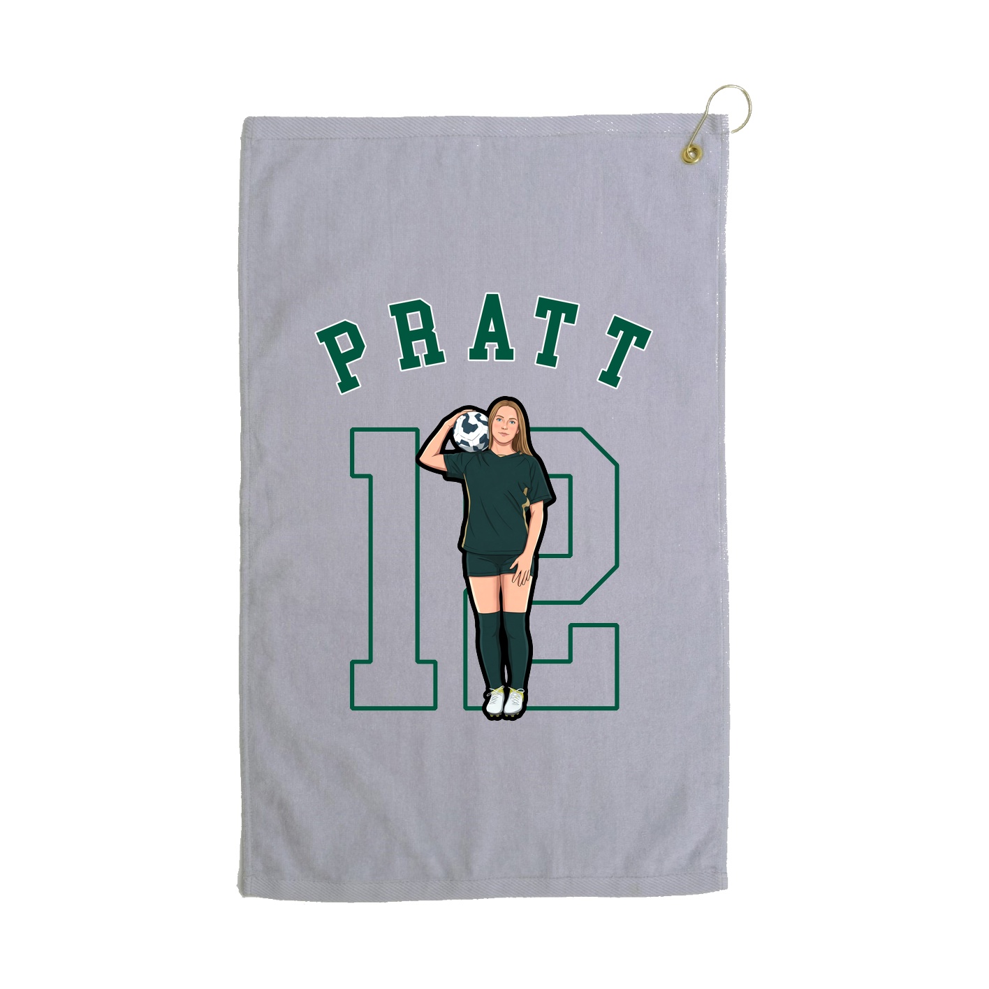 Golf Towel — Shirsey Arch in Grey