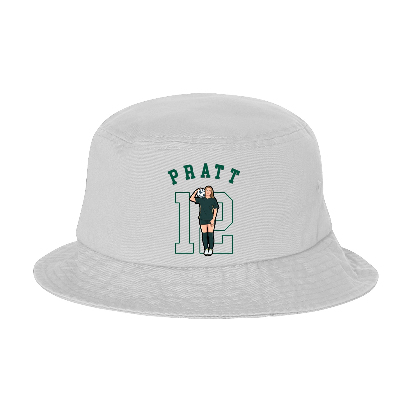 Bucket Cap — Shirsey Arch in White
