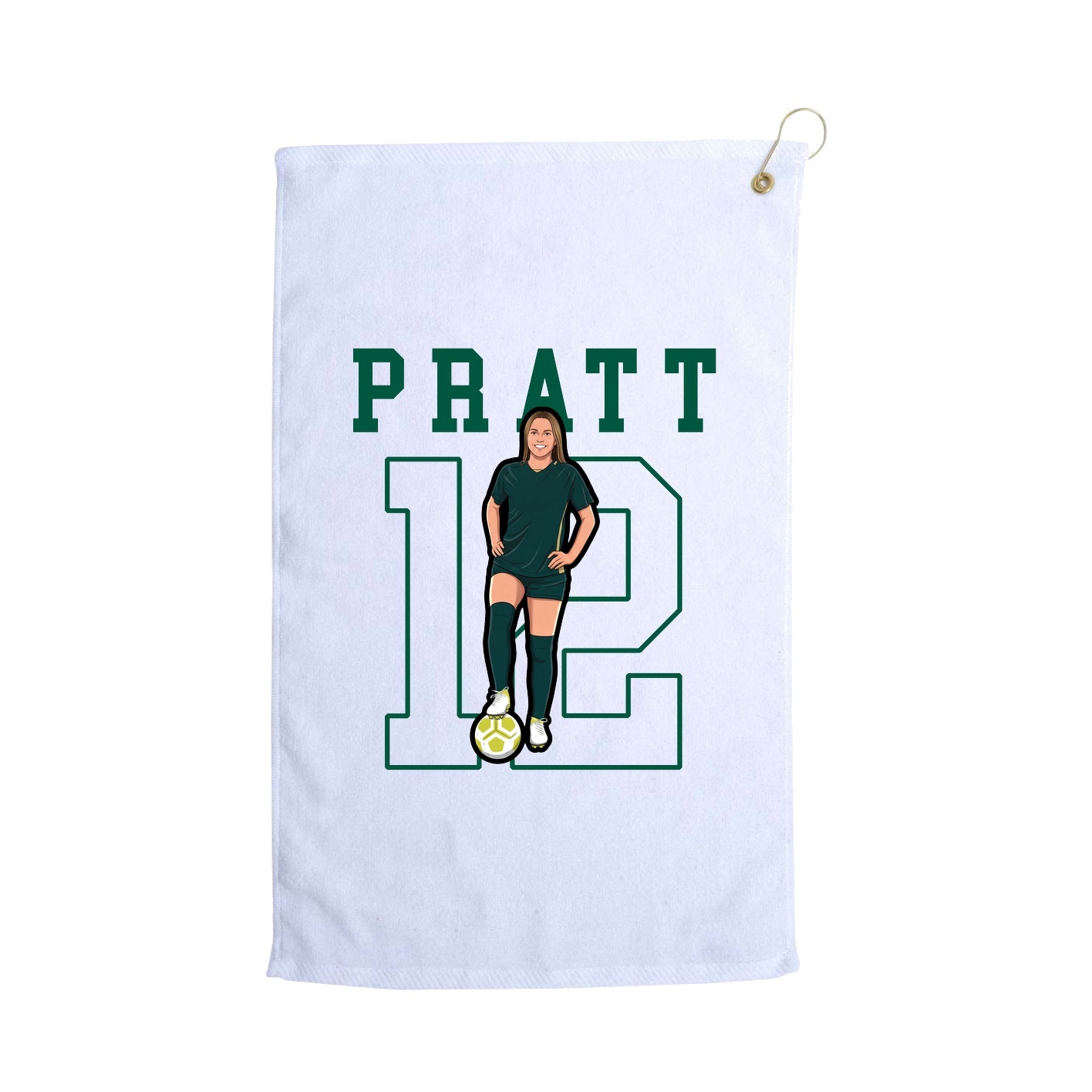 Golf Towel — Shirsey in White