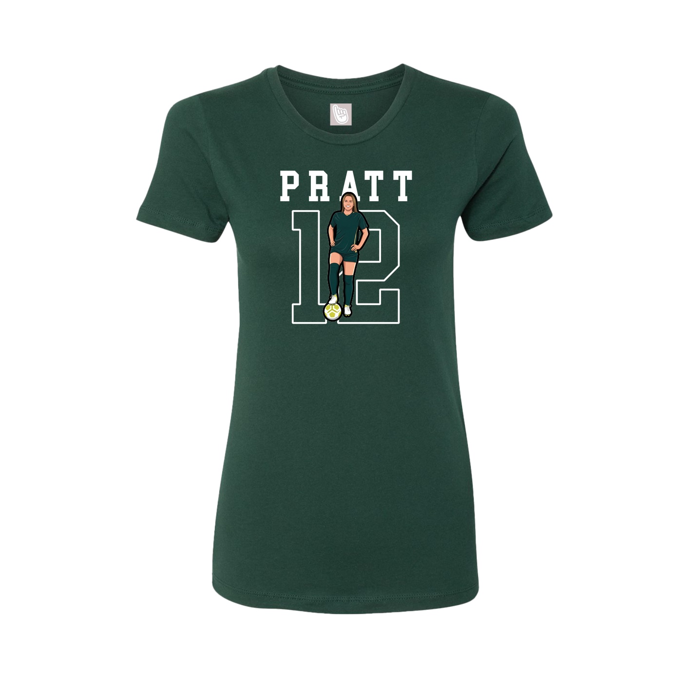 Fitted Women's Tee — Shirsey in Green
