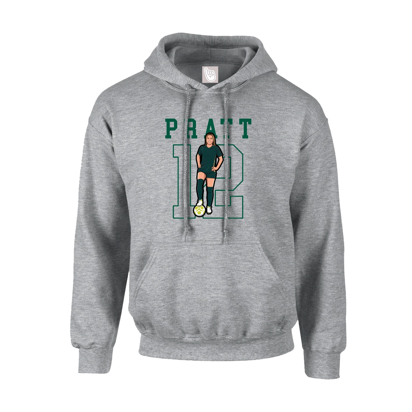 Hoodie — Shirsey in Grey