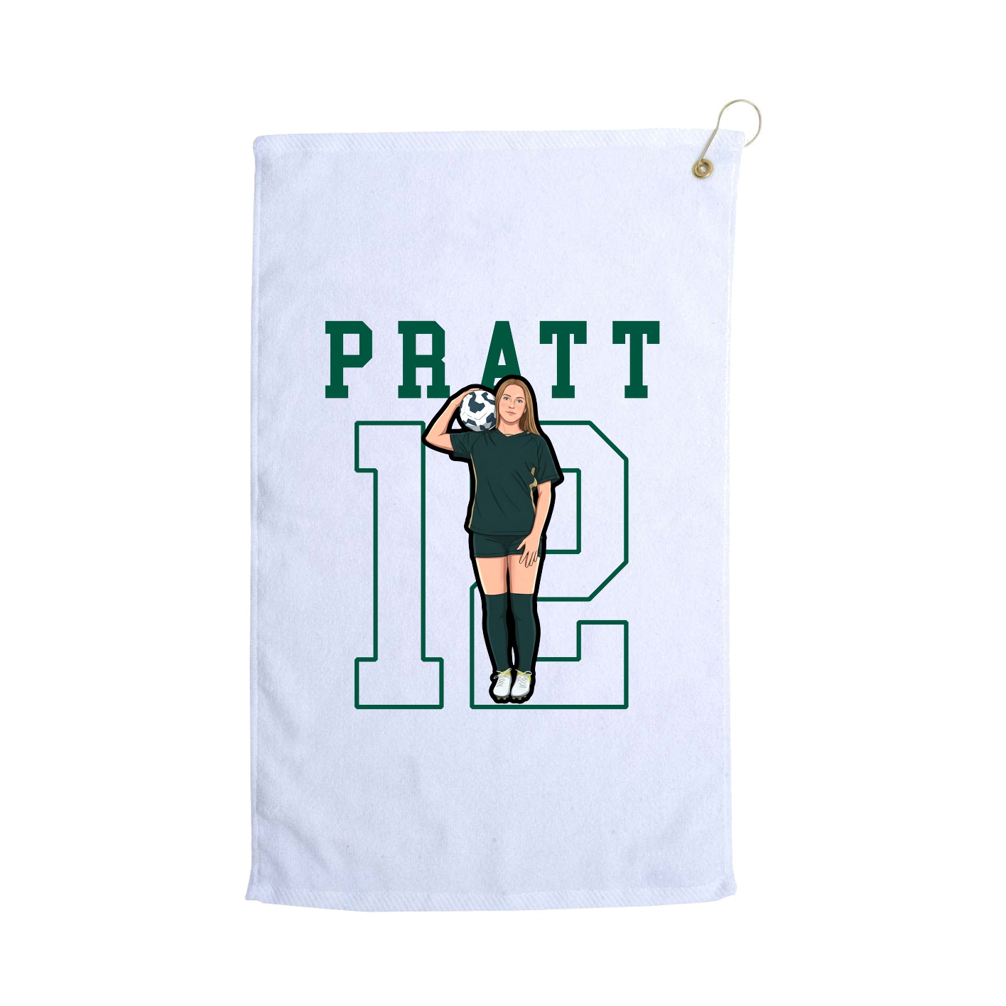 Golf Towel — Shirsey in White
