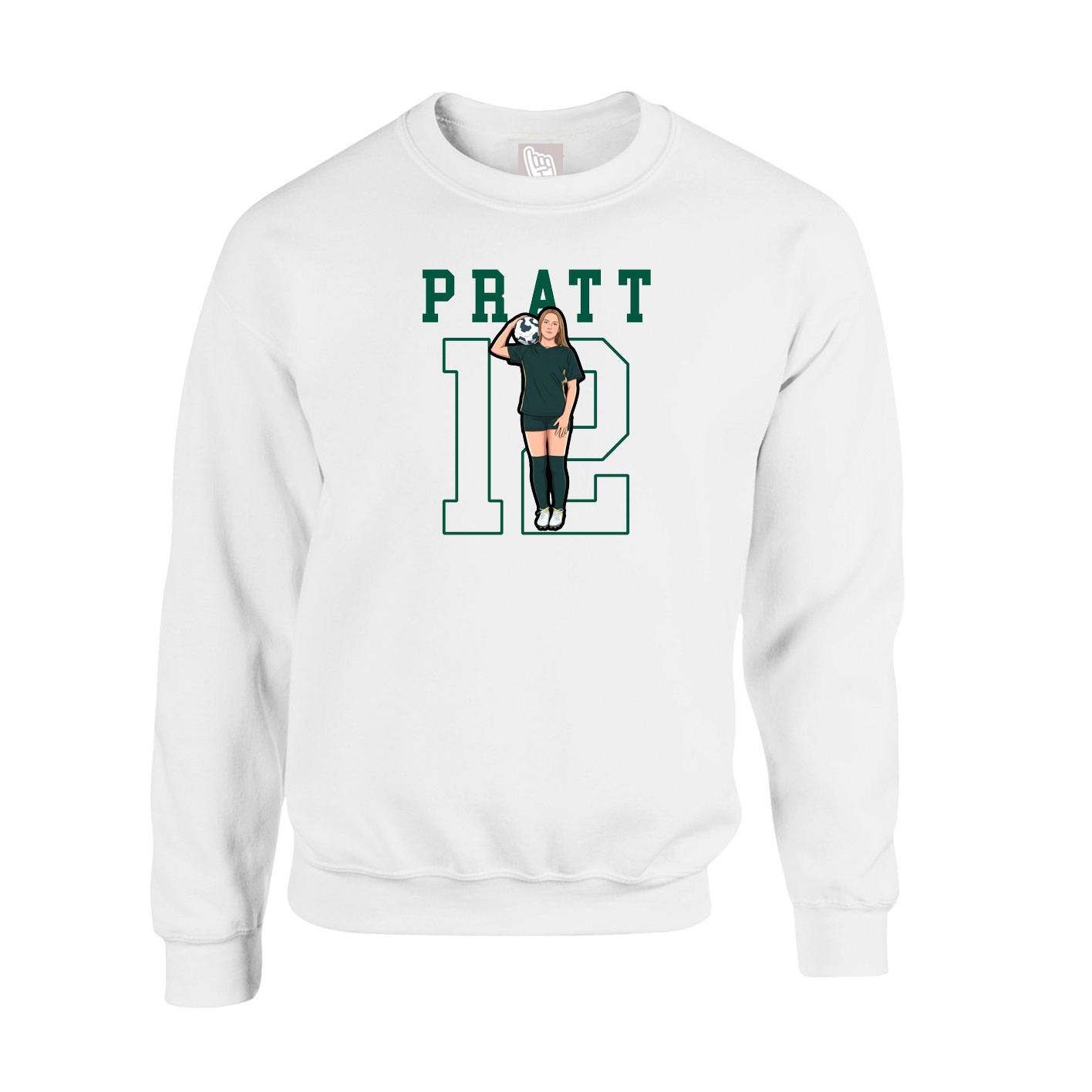 Fleece Crew — Shirsey in White