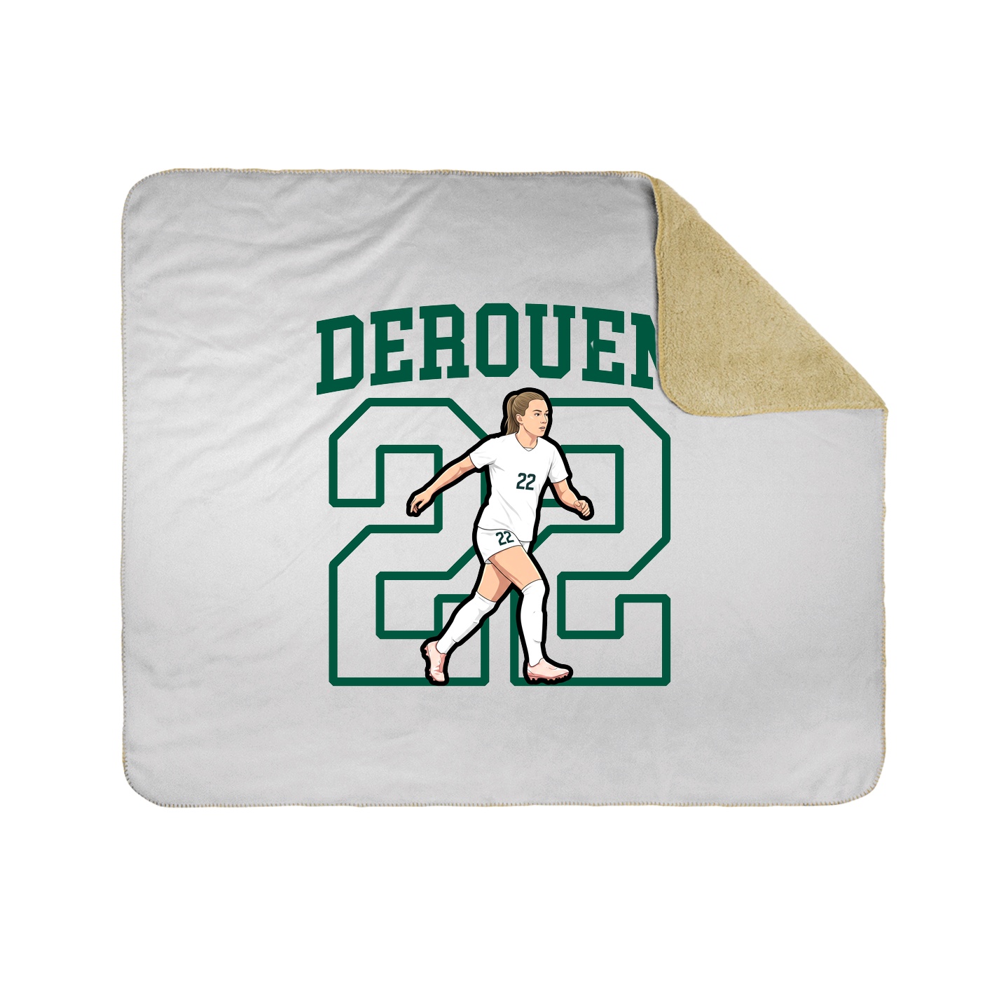 50x60 Sherpa Lined Throw Blanket